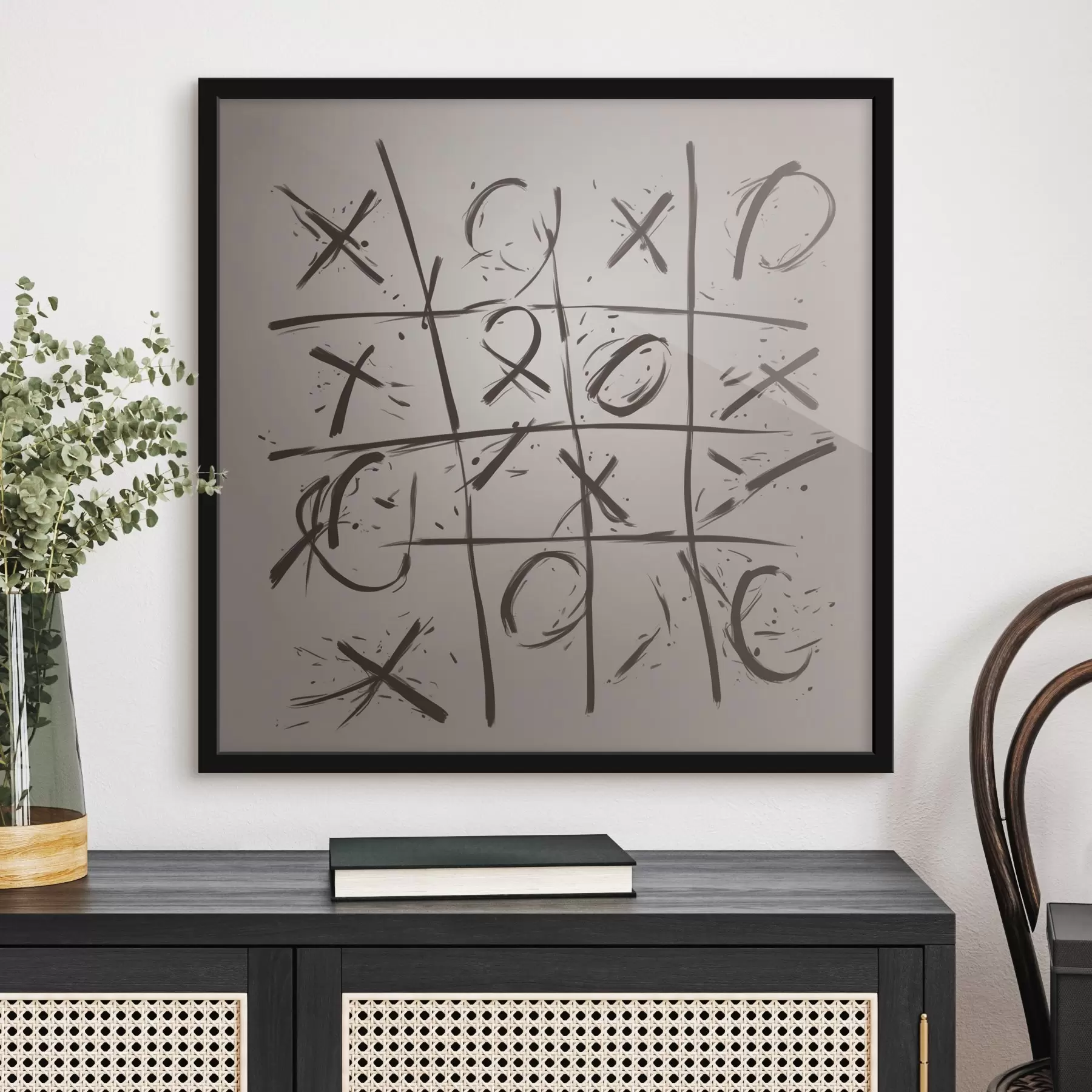Fototapetai Tic Tac Toe kryžiai f40065