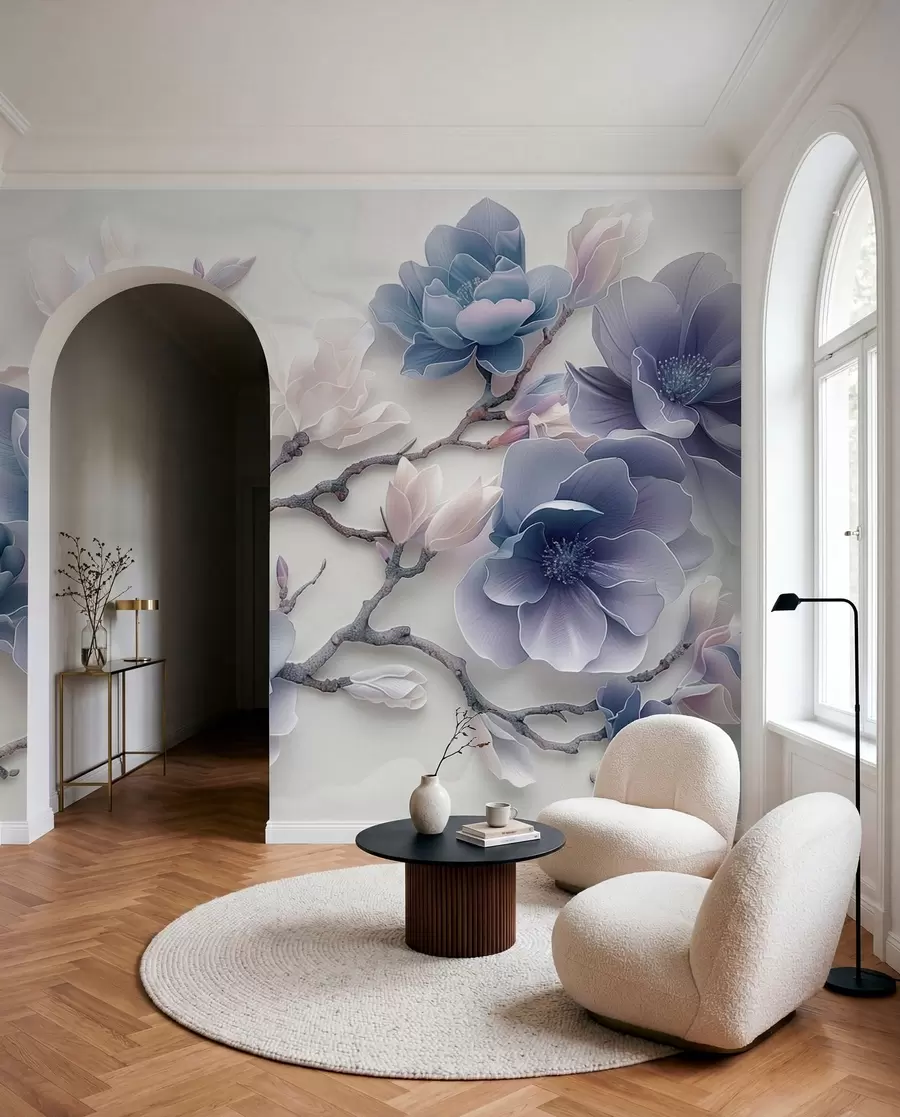 Fototapetai Mėlyna magnolija w01359v1