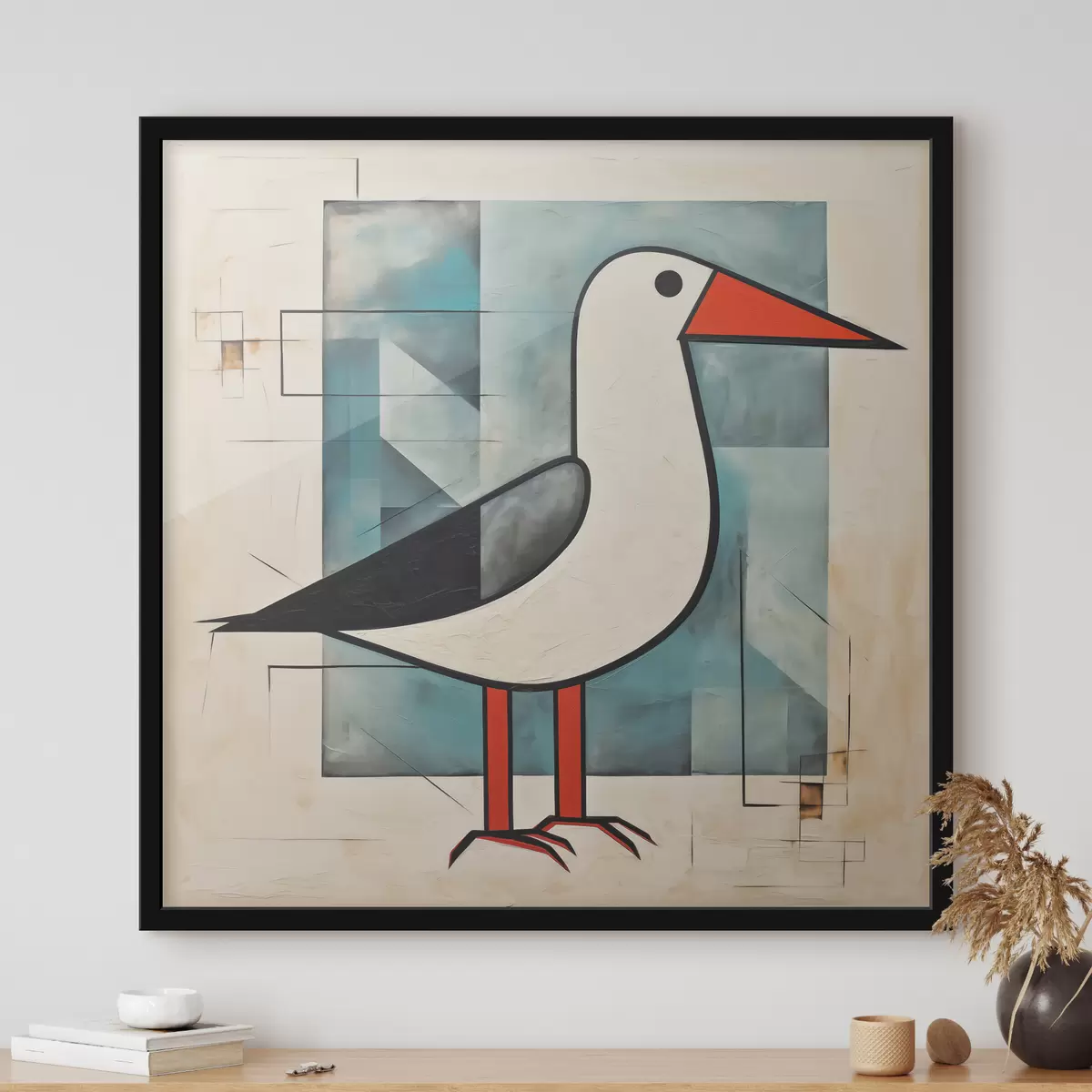 Plakatas Suprematizmo stiliaus piešinys f40215