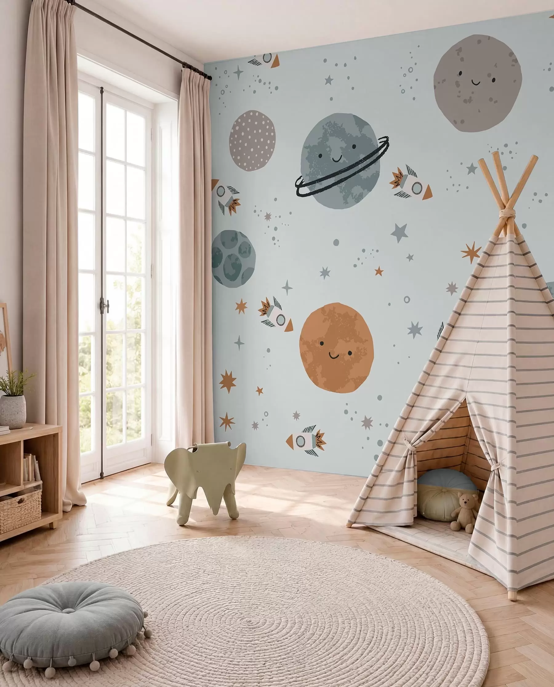 Fototapetai Besišypsančios planetos w01417