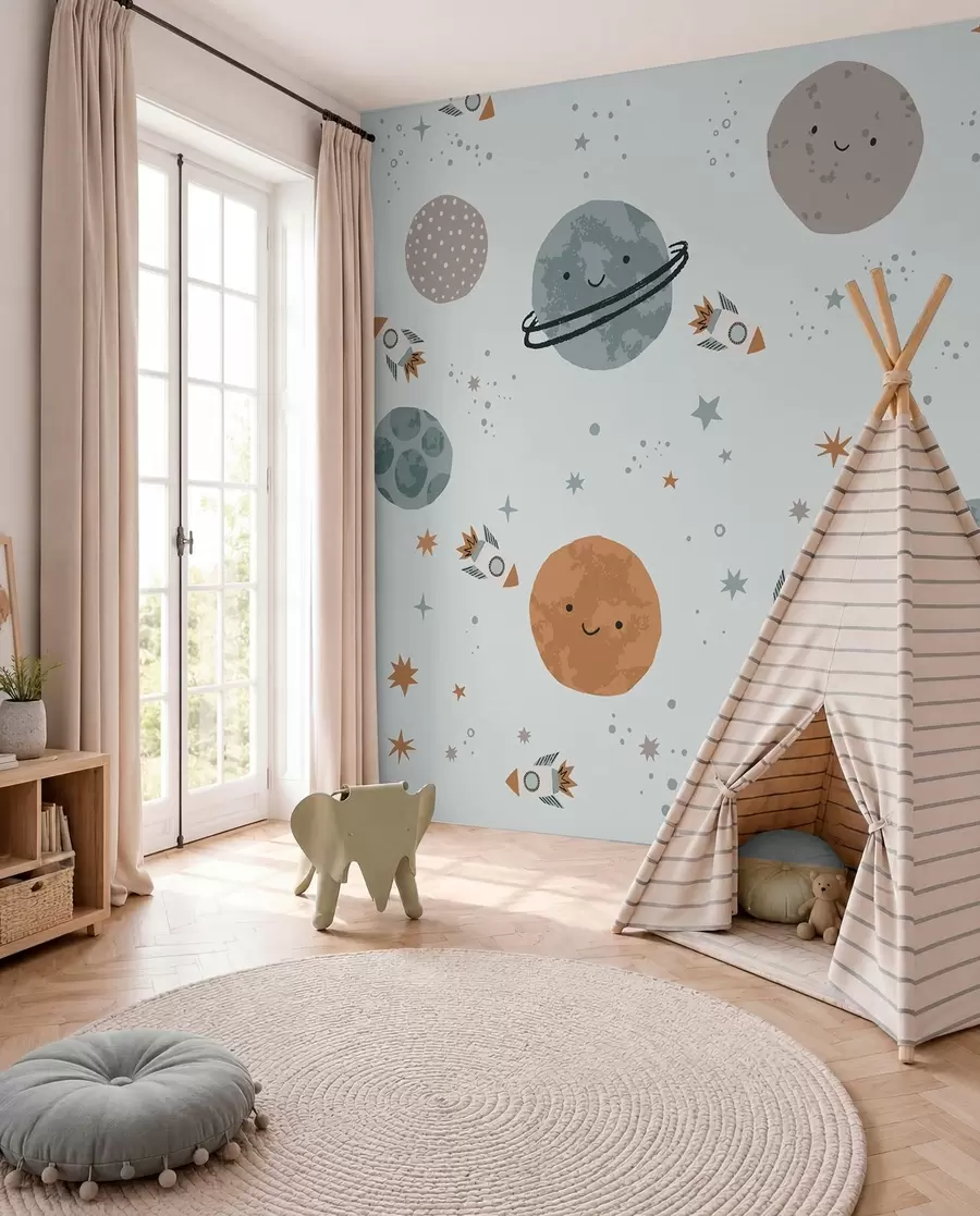 Fototapetai Besišypsančios planetos w01417