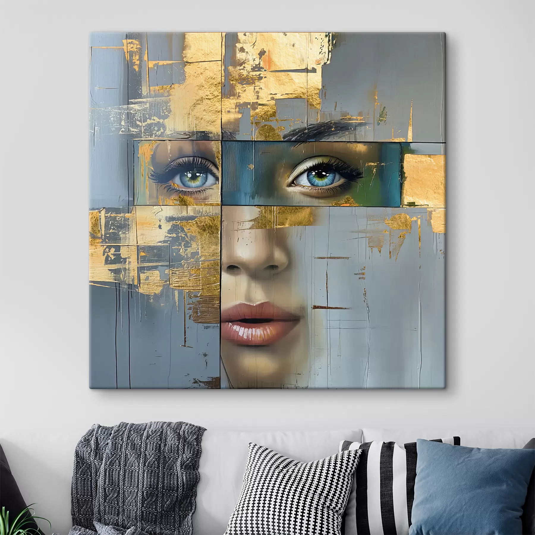 Fototapetai modernus abstraktus portretas s40240