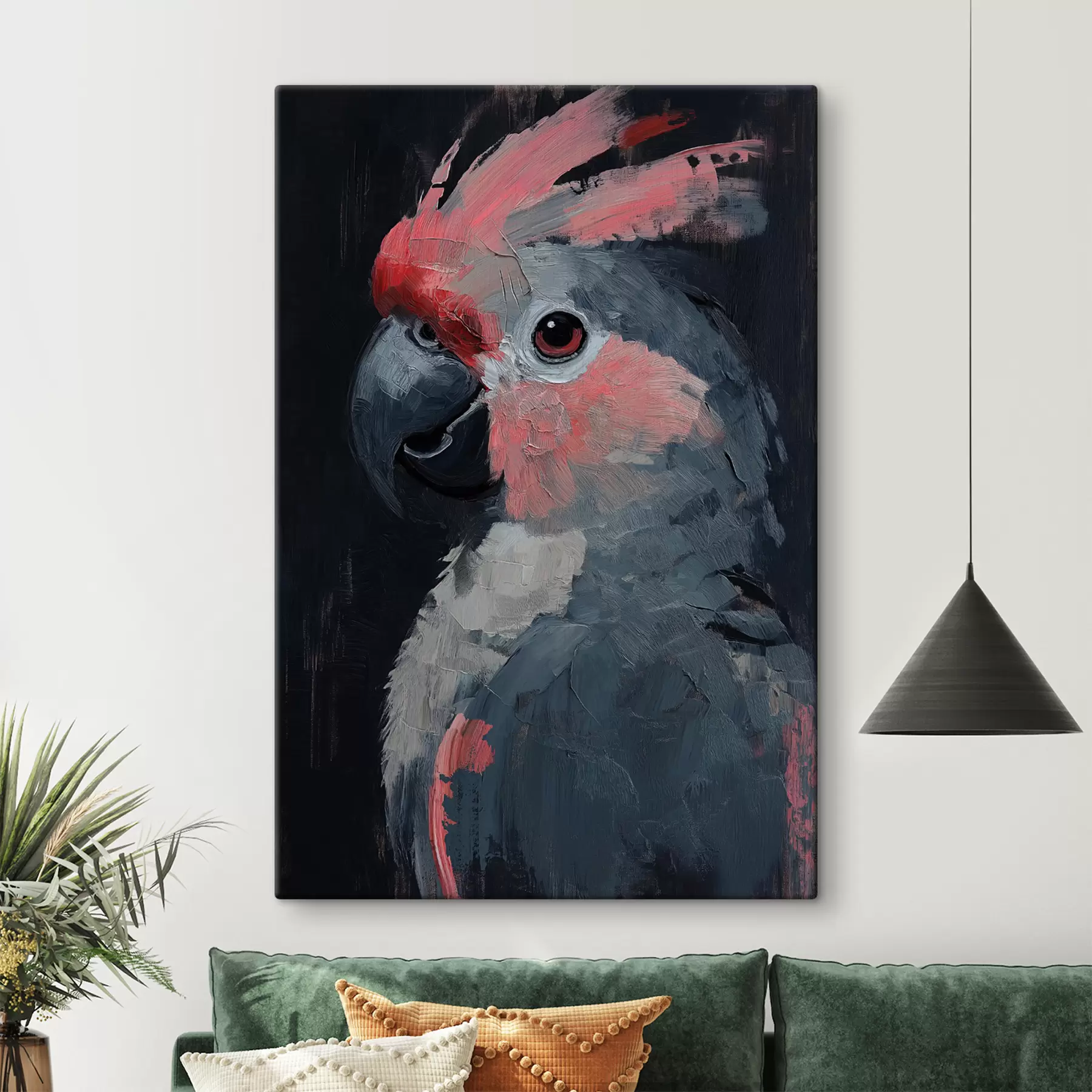 Fototapetai Papūga nudažyta akrilu s40266