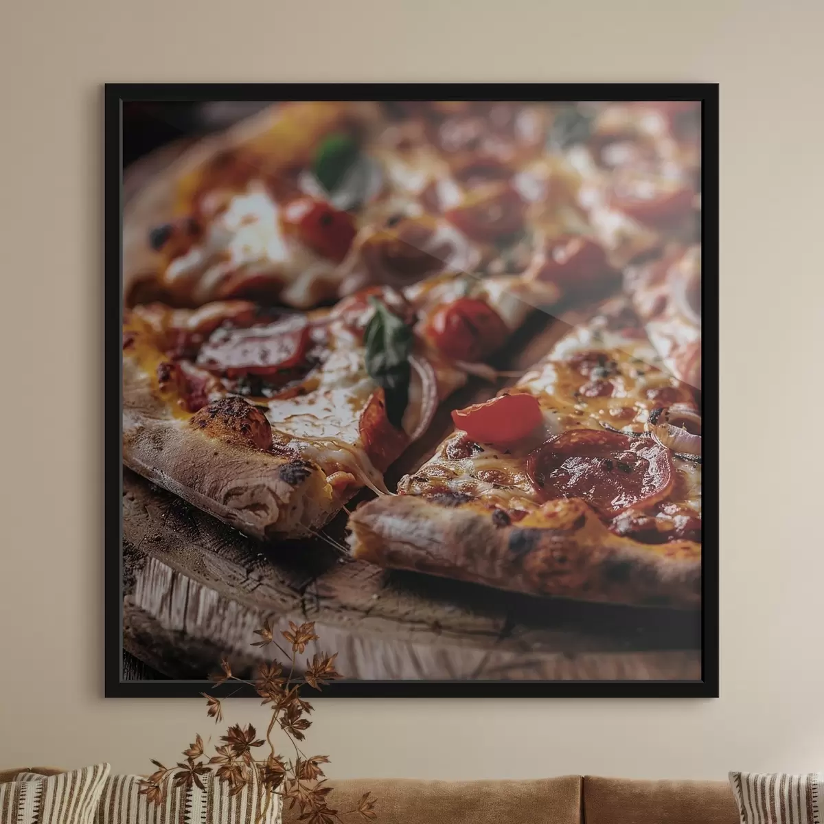 Plakatas Apetitą kelianti pica f40377