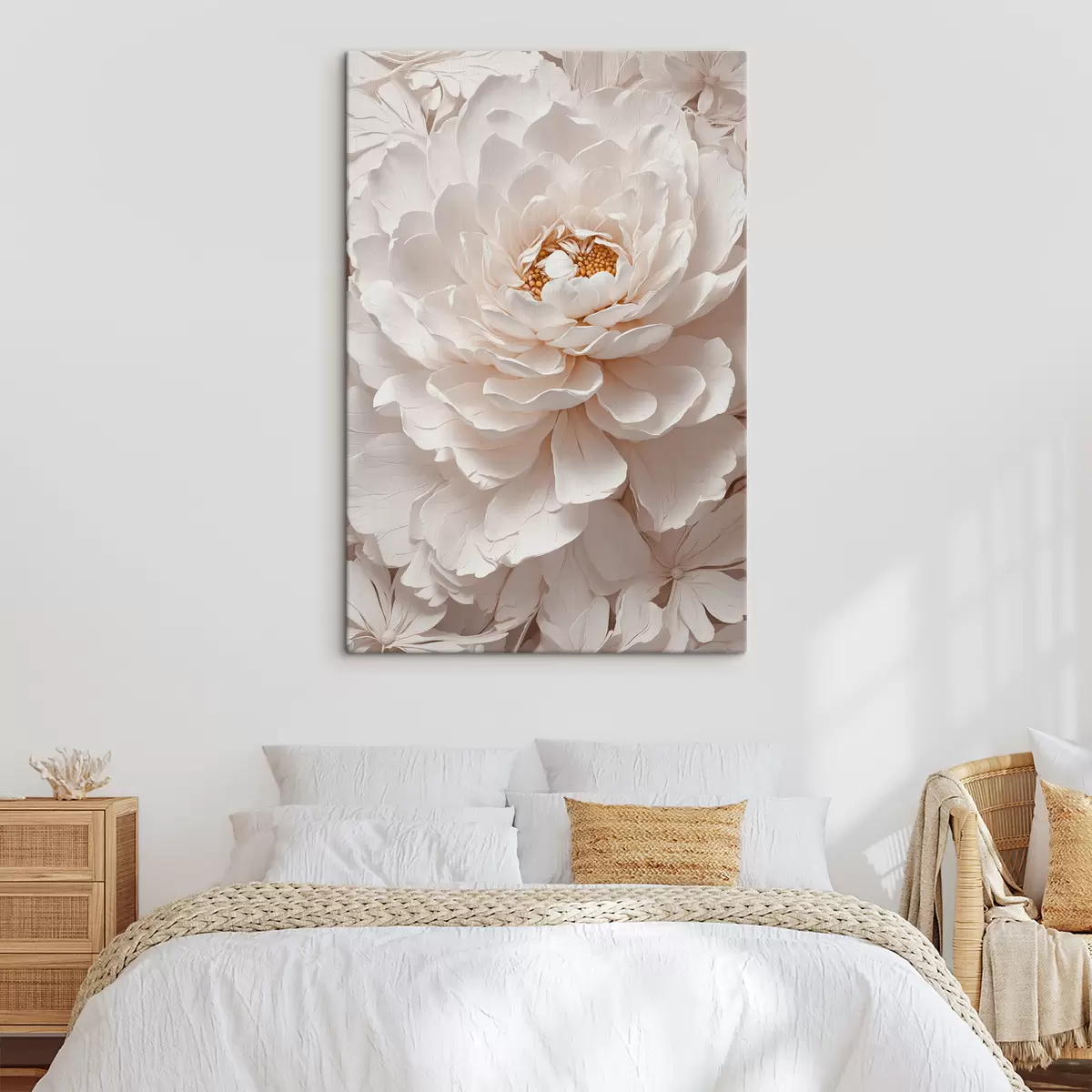 Paveikslėlis Baltos gėlės iš arti s40348