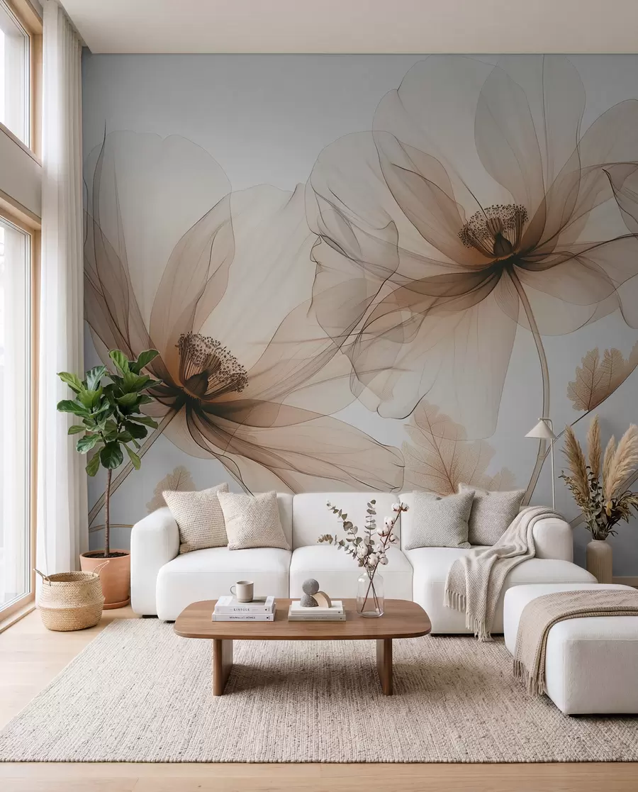 Fototapetai Žiedai vario spalvos rašalu w01482