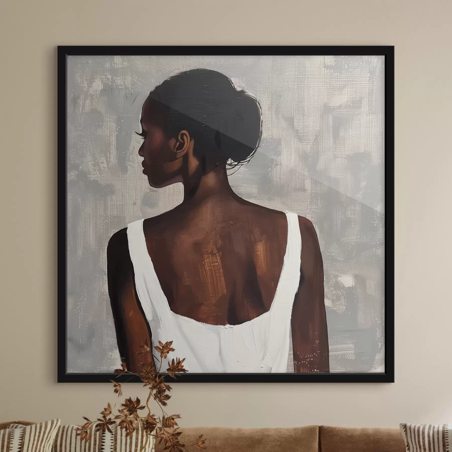 Paveikslėlis Mergina balta suknele f40440