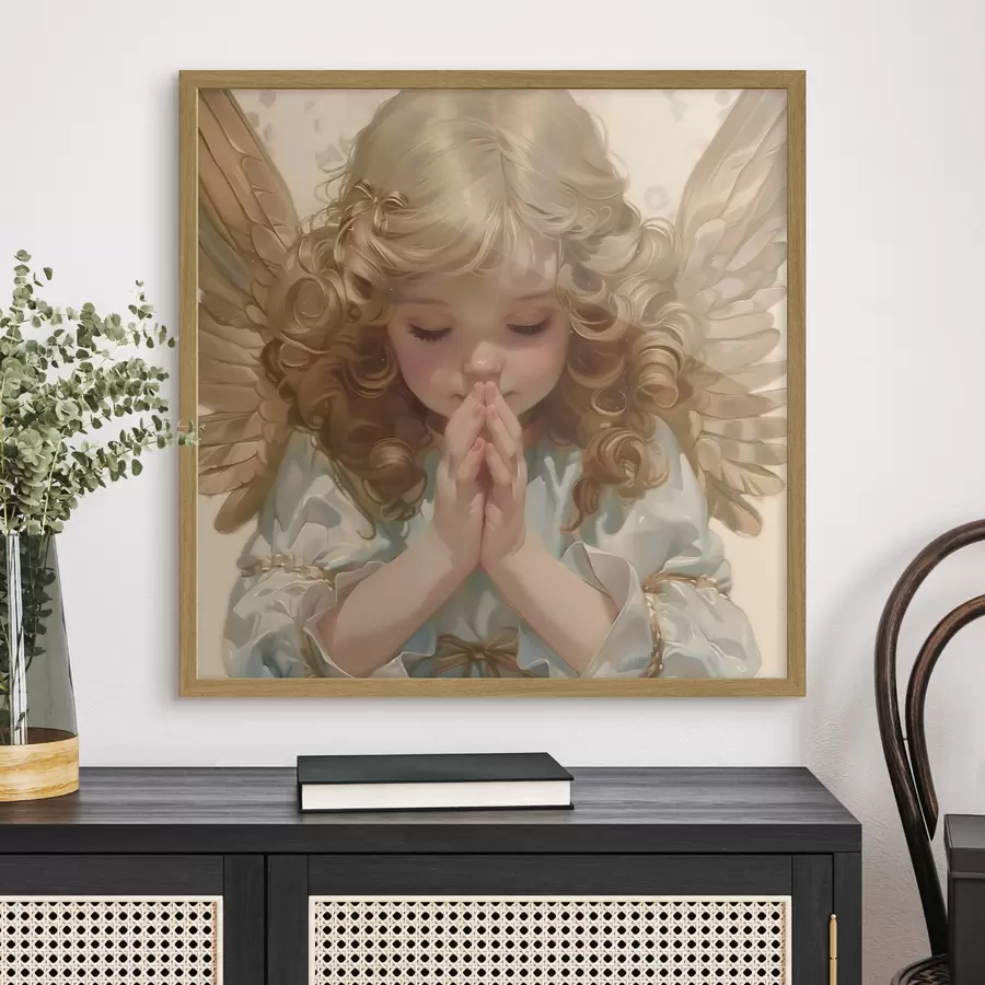 Fototapetai Mergina yra angelas f40514