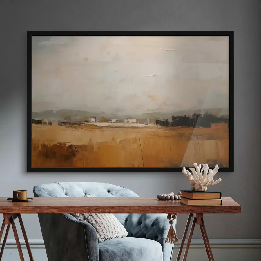 Fototapetai Abstrakti lauko tapyba, potėpių imitacija f40534