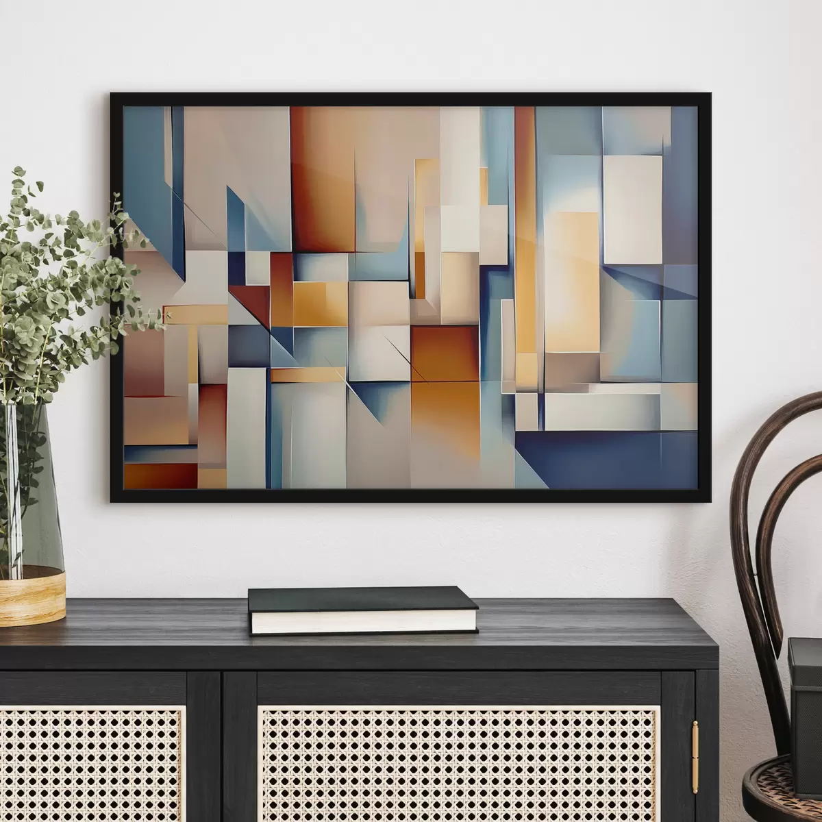 Plakatas Geometrinė abstrakcija f40452