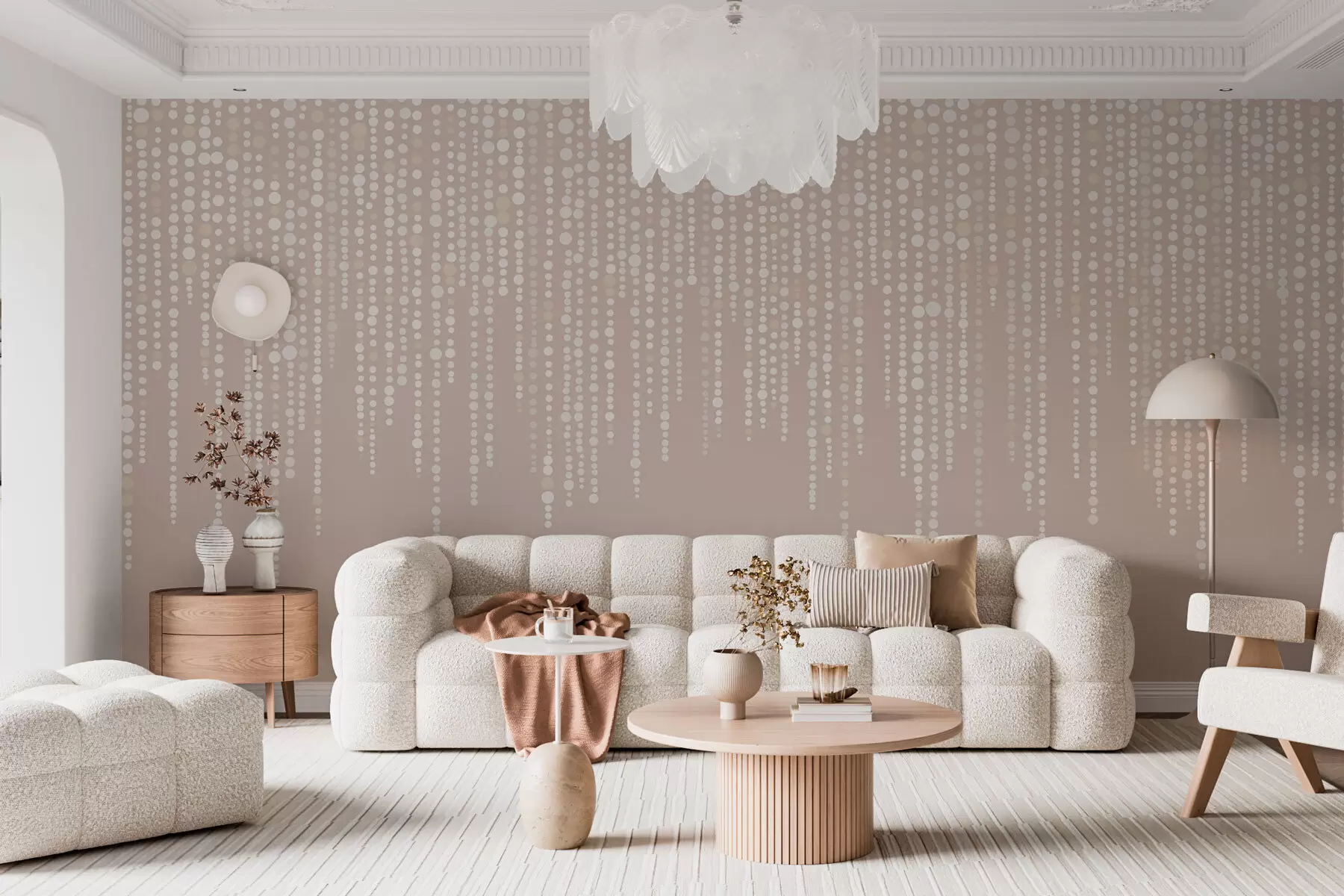 Fototapetai Stilingi minimalistiniai karoliukai w01505