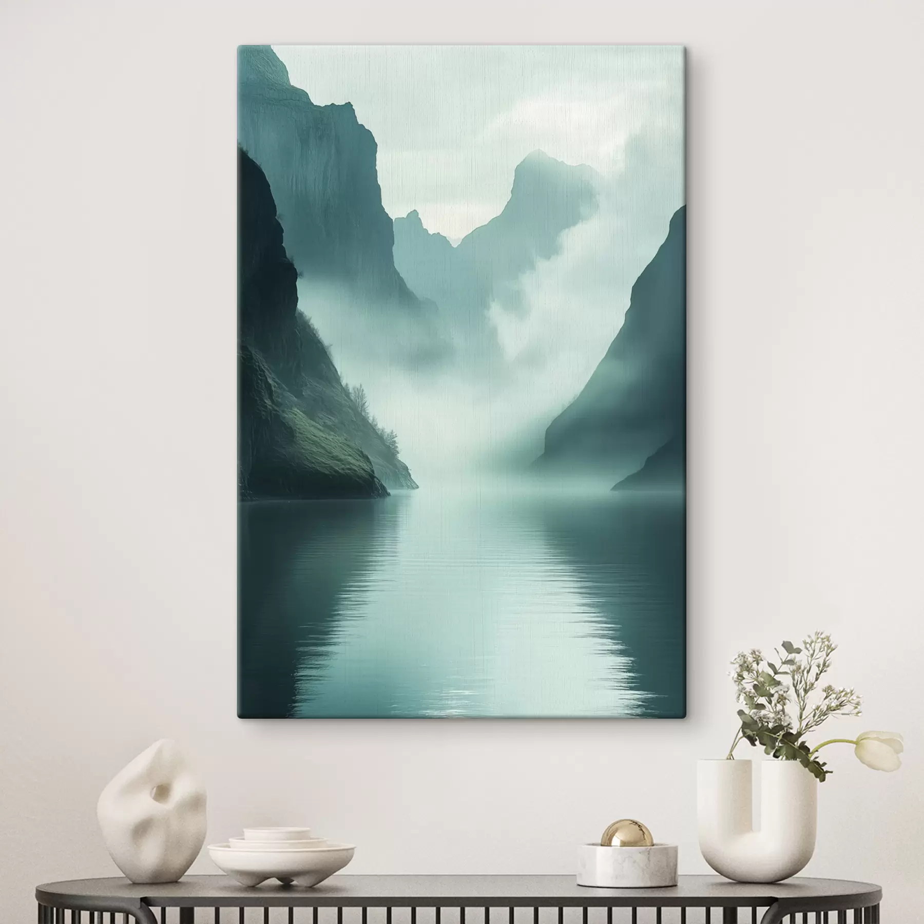 Fototapetai Paslaptingi kalnai rūke s40653