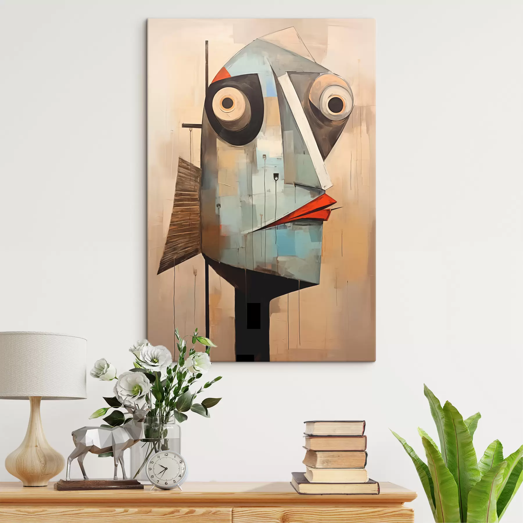 Fototapetai Abstraktus siurrealistinis portretas s40797