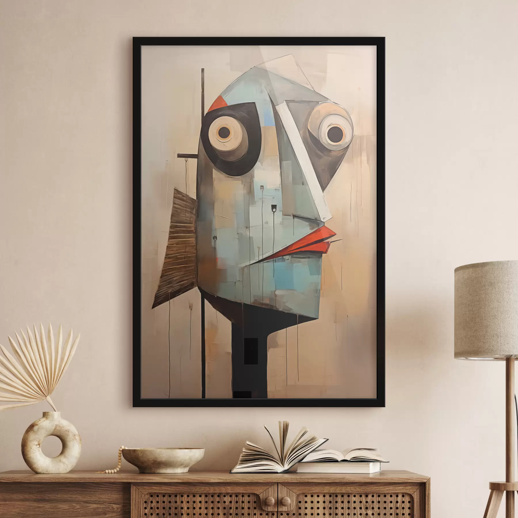 Fototapetai Abstraktus siurrealistinis portretas f40797