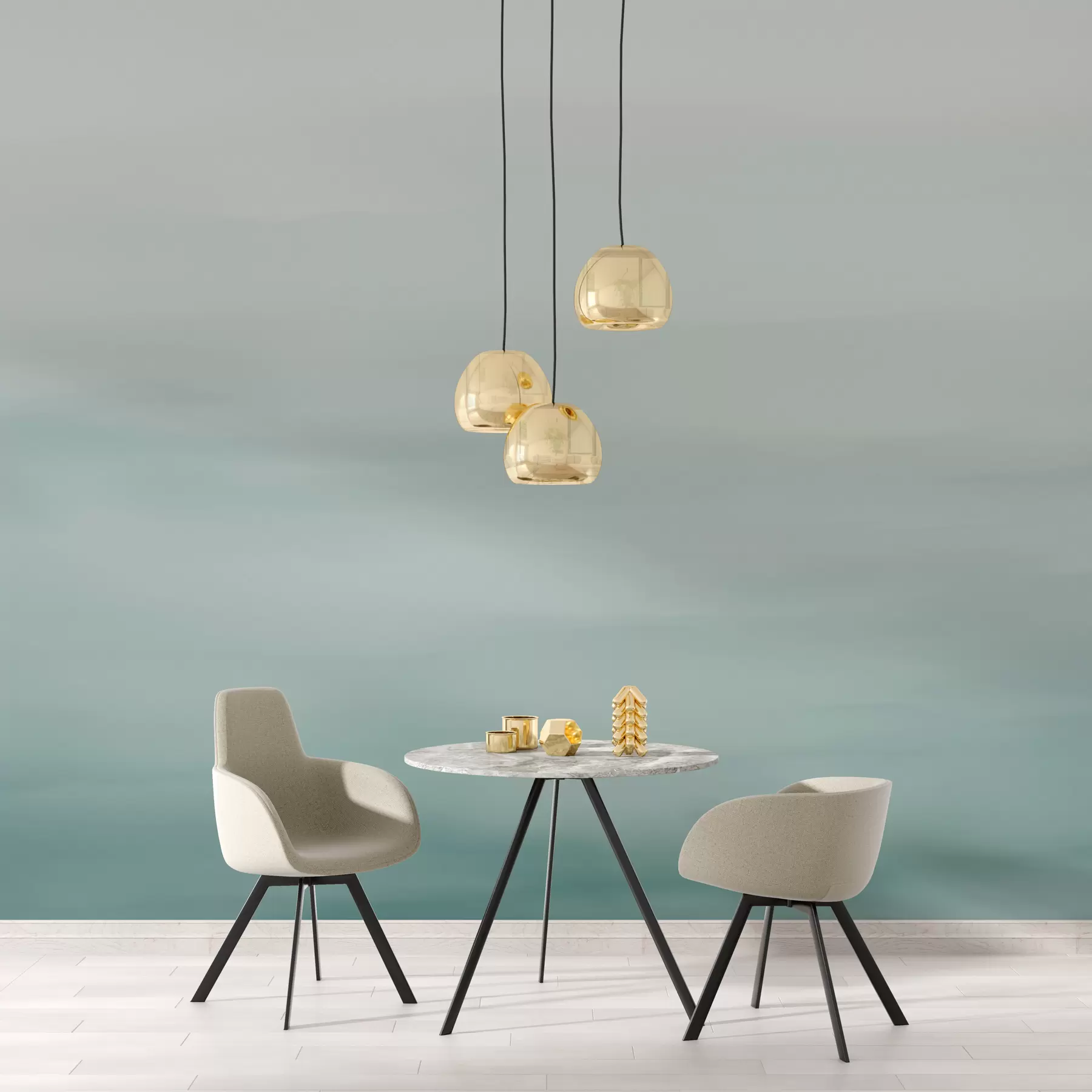 Fototapetai Mėlynas ombre fonas w01642v1