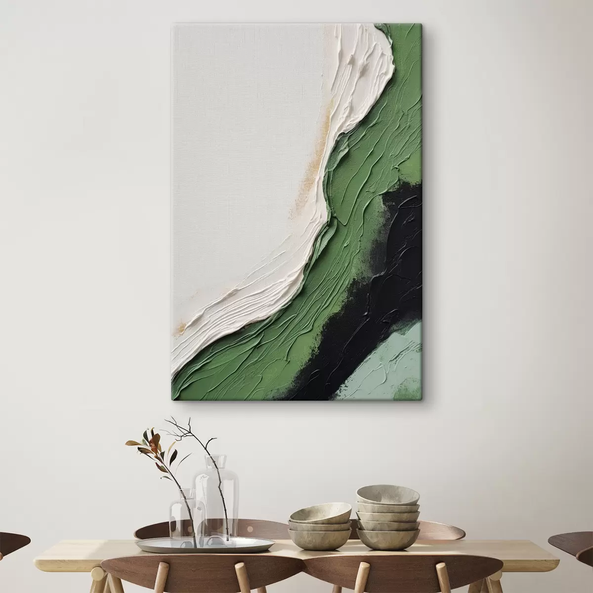 Paveikslėlis Tinkuotas, žalias, tamsios spalvos s40848