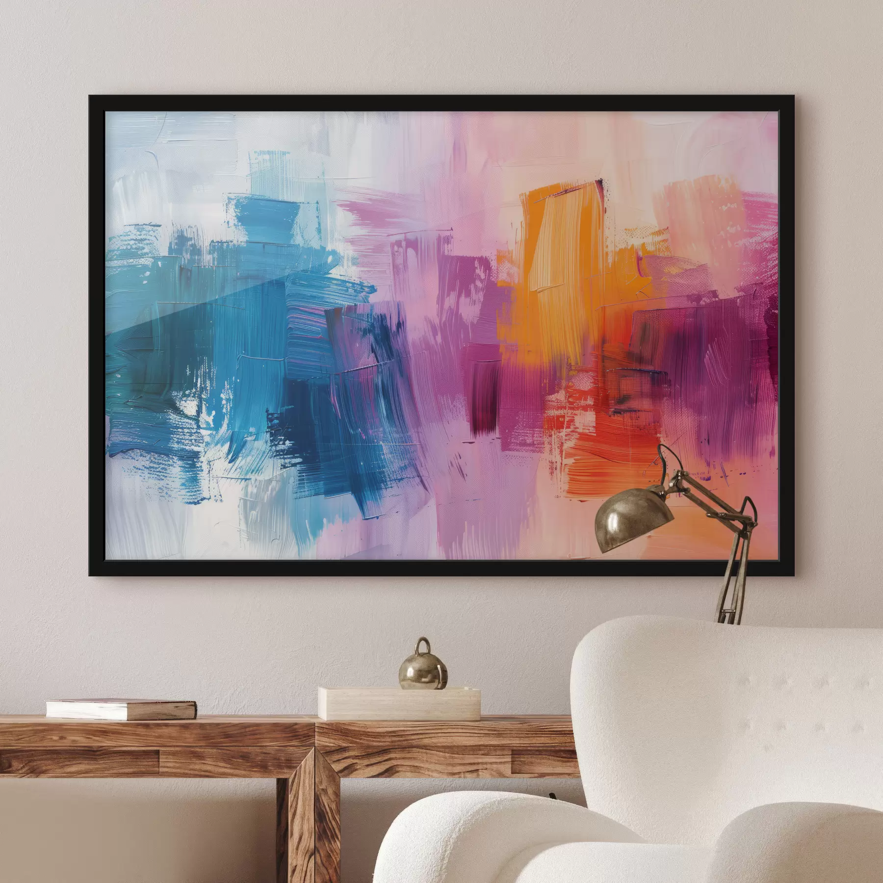 Fototapetai Dažų potėpiai, skirtingos spalvos, akvarelė f40786