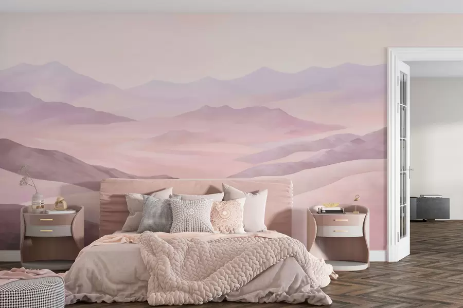 Fototapetai Švelnūs kalnai auštant w01691