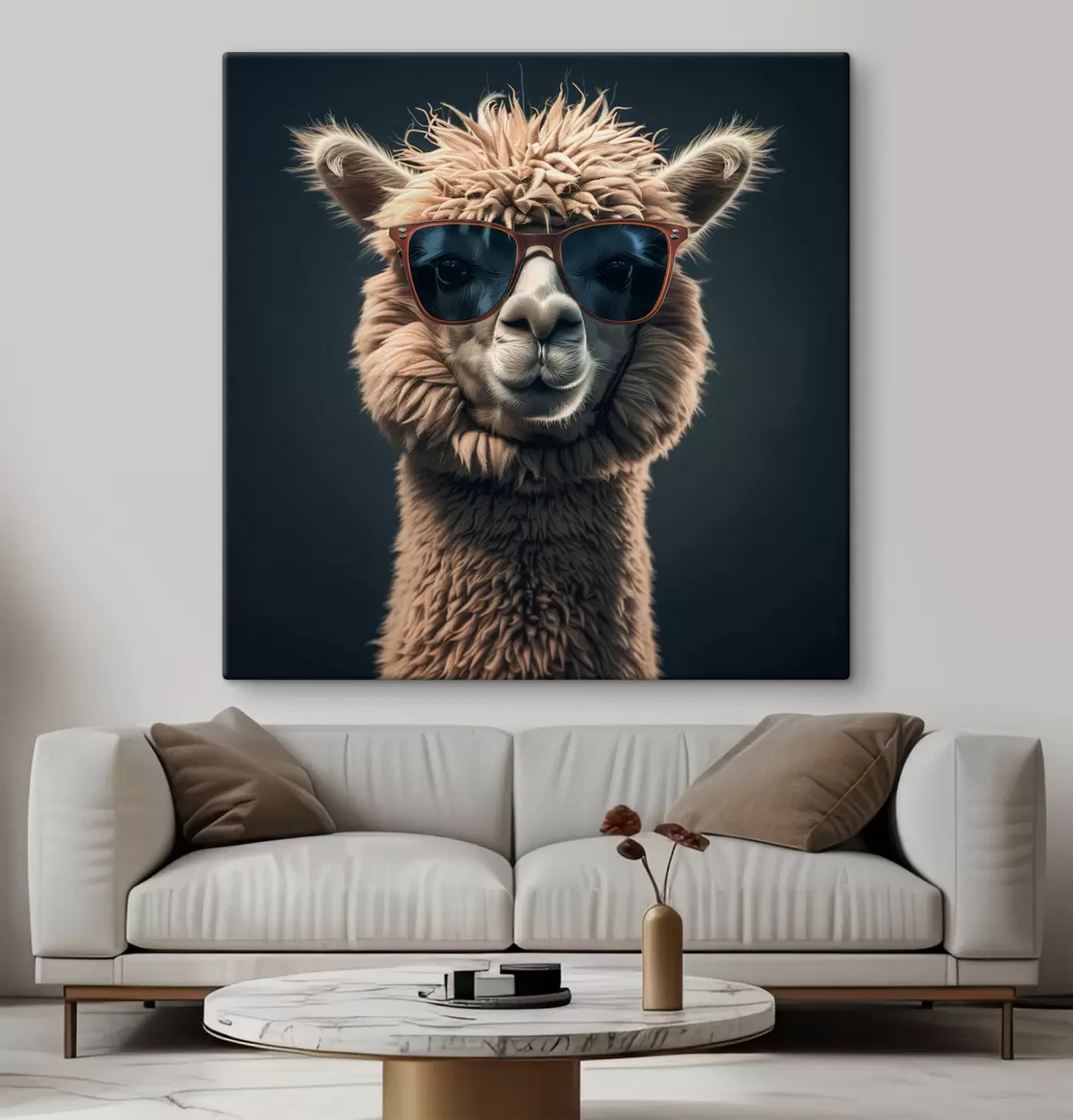 Paveikslėlis Stilinga lama su akiniais s40995