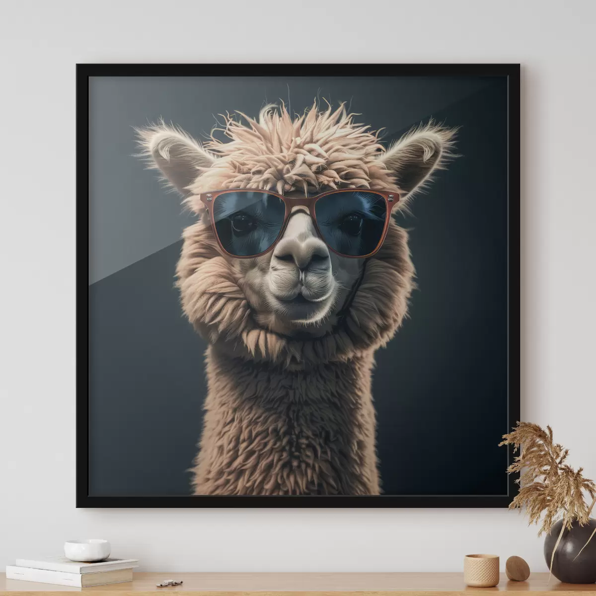 Plakatas Stilinga lama su akiniais f40995
