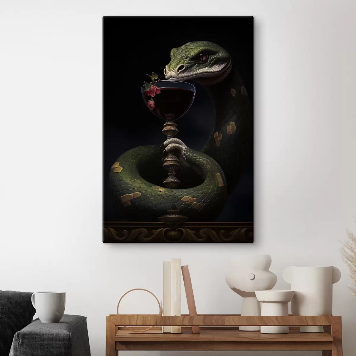 Paveikslėlis stiklas ir gyvatė s41140