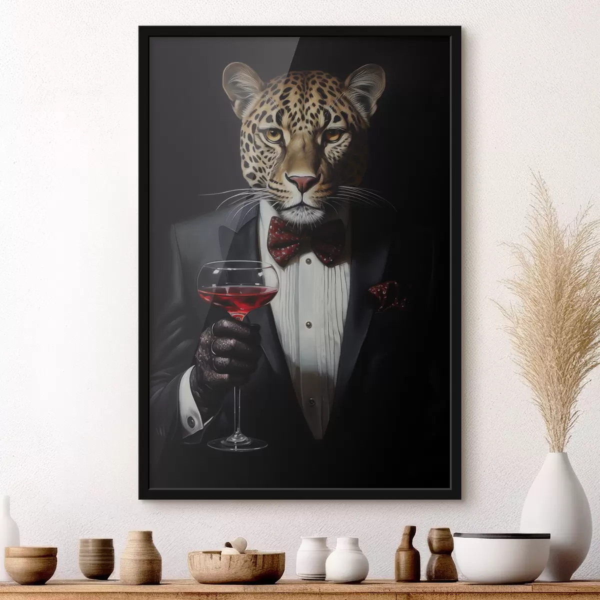 Plakatas elegantiškas leopardas f41142