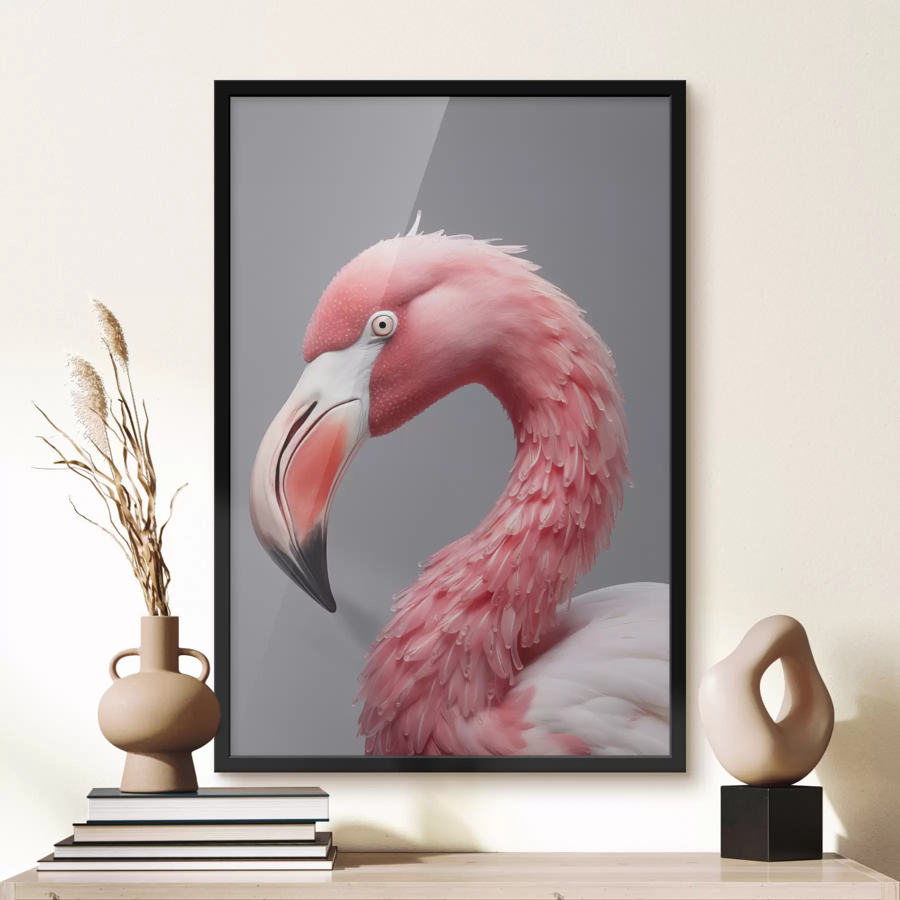 Fototapetai prabangus flamingas f41151