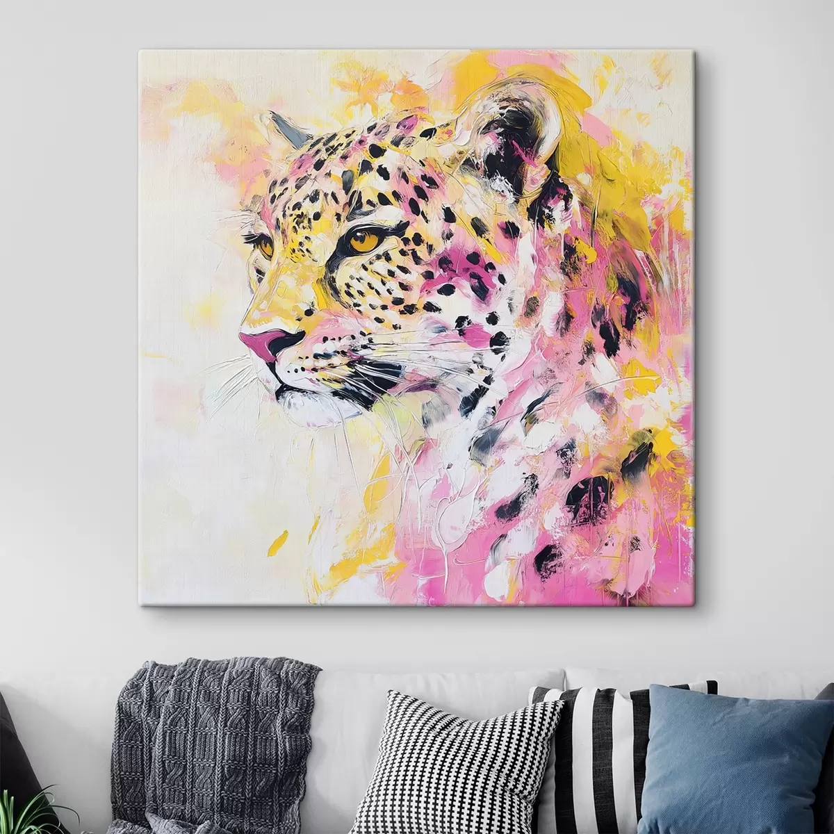 Paveikslėlis Geltonai rausvas leopardas s41156