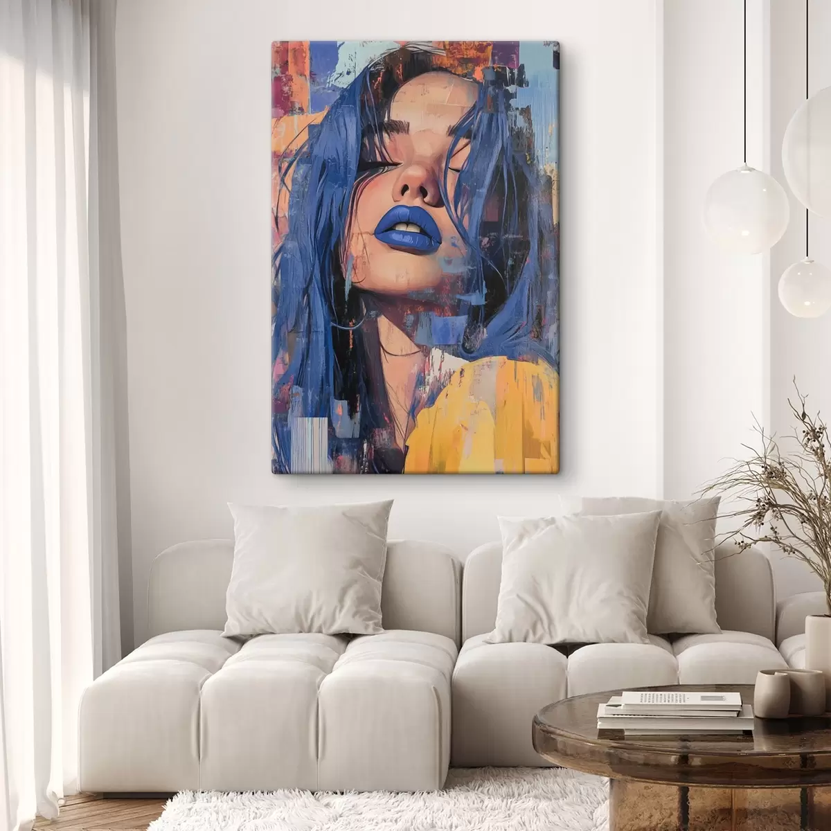 Paveikslėlis Mergina su mėlynomis lūpomis s41157