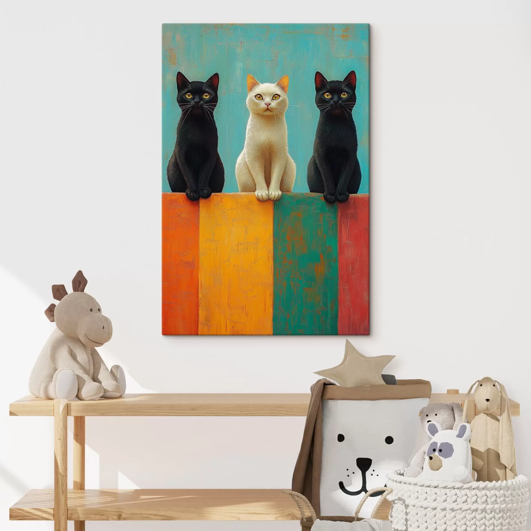 Fototapetai Trys katės s41133