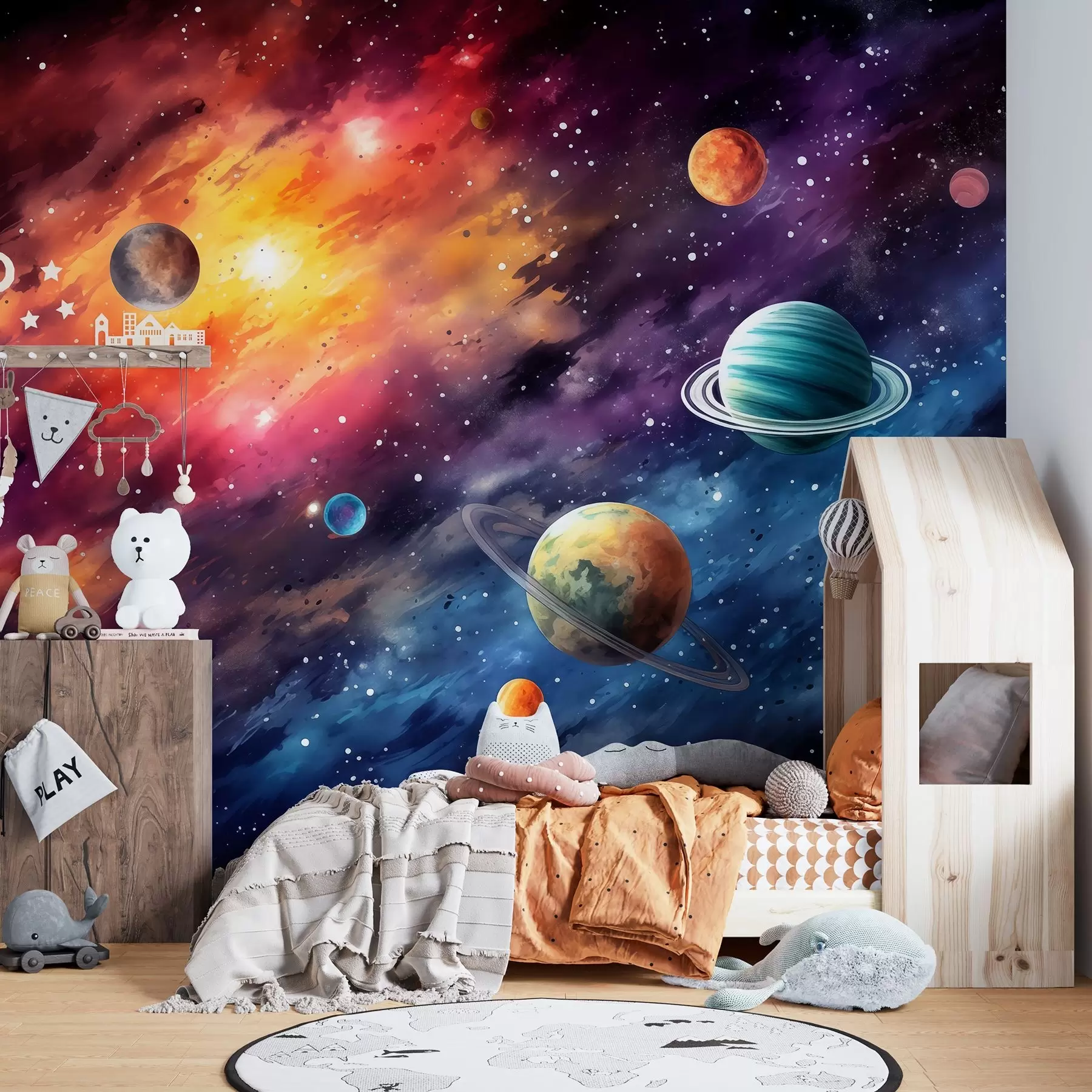 Fototapetai Per ūką w01798