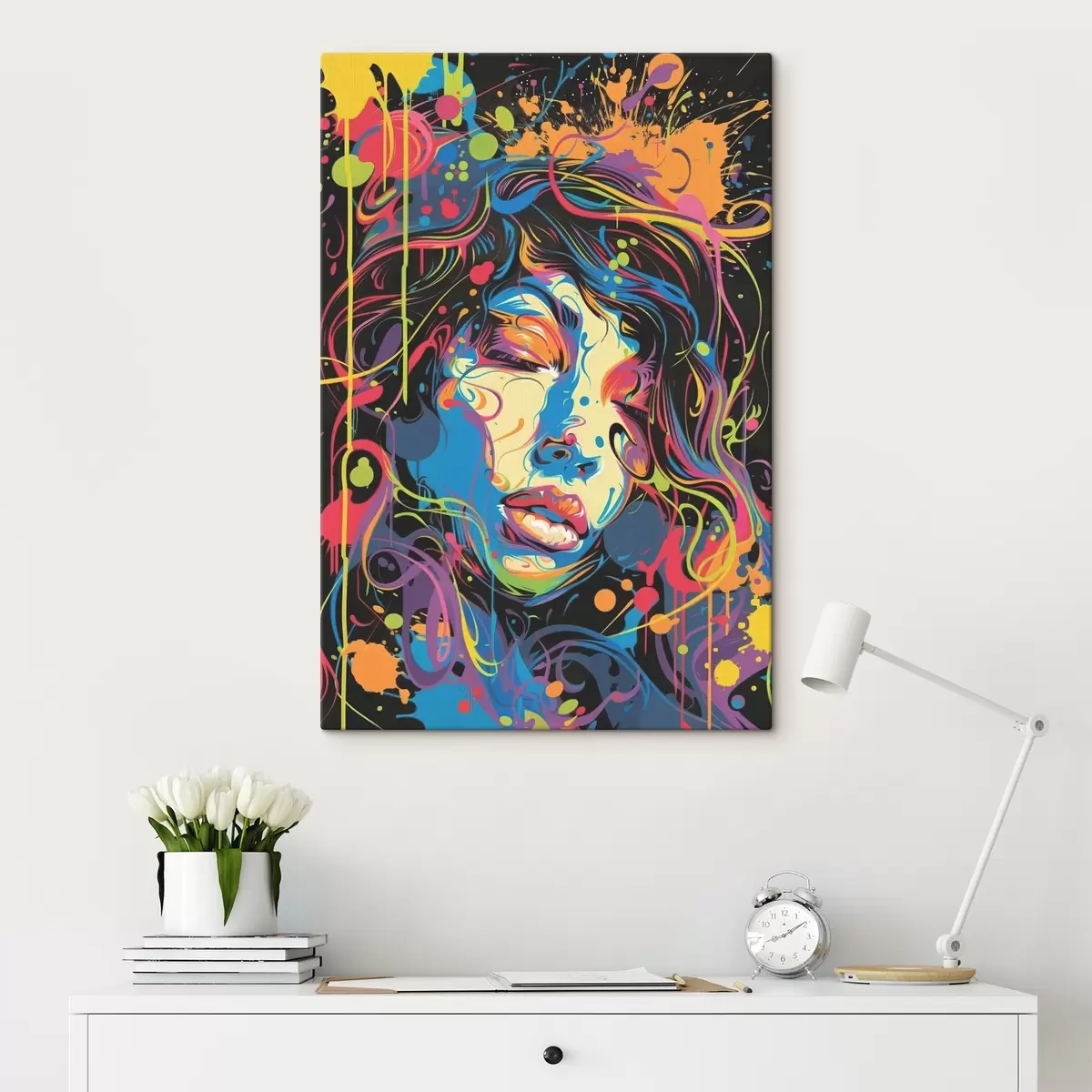 Paveikslėlis Ryškus išraiškos būdas spalvingais potėpiais s39034