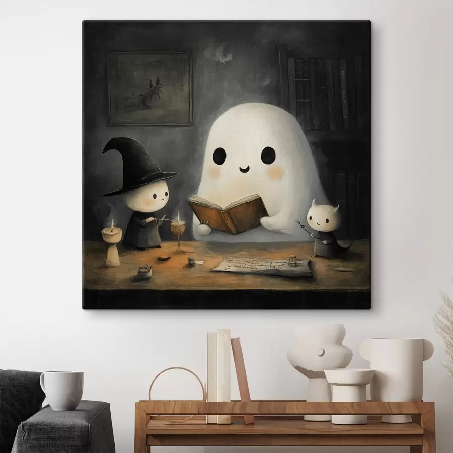 Paveikslėlis Privydas skaito knygą savo draugams s41343