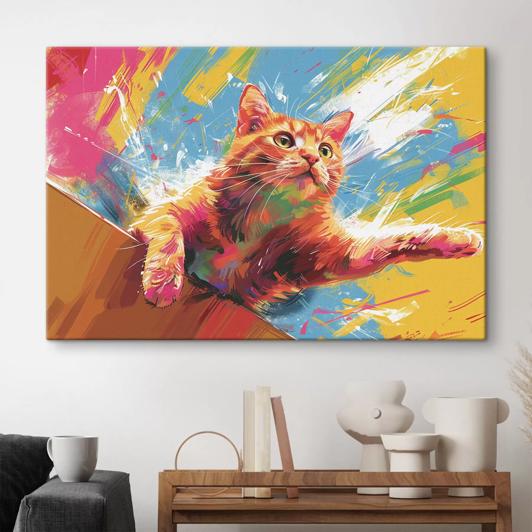 Fototapetai Katė, iškišusi leteną s38251