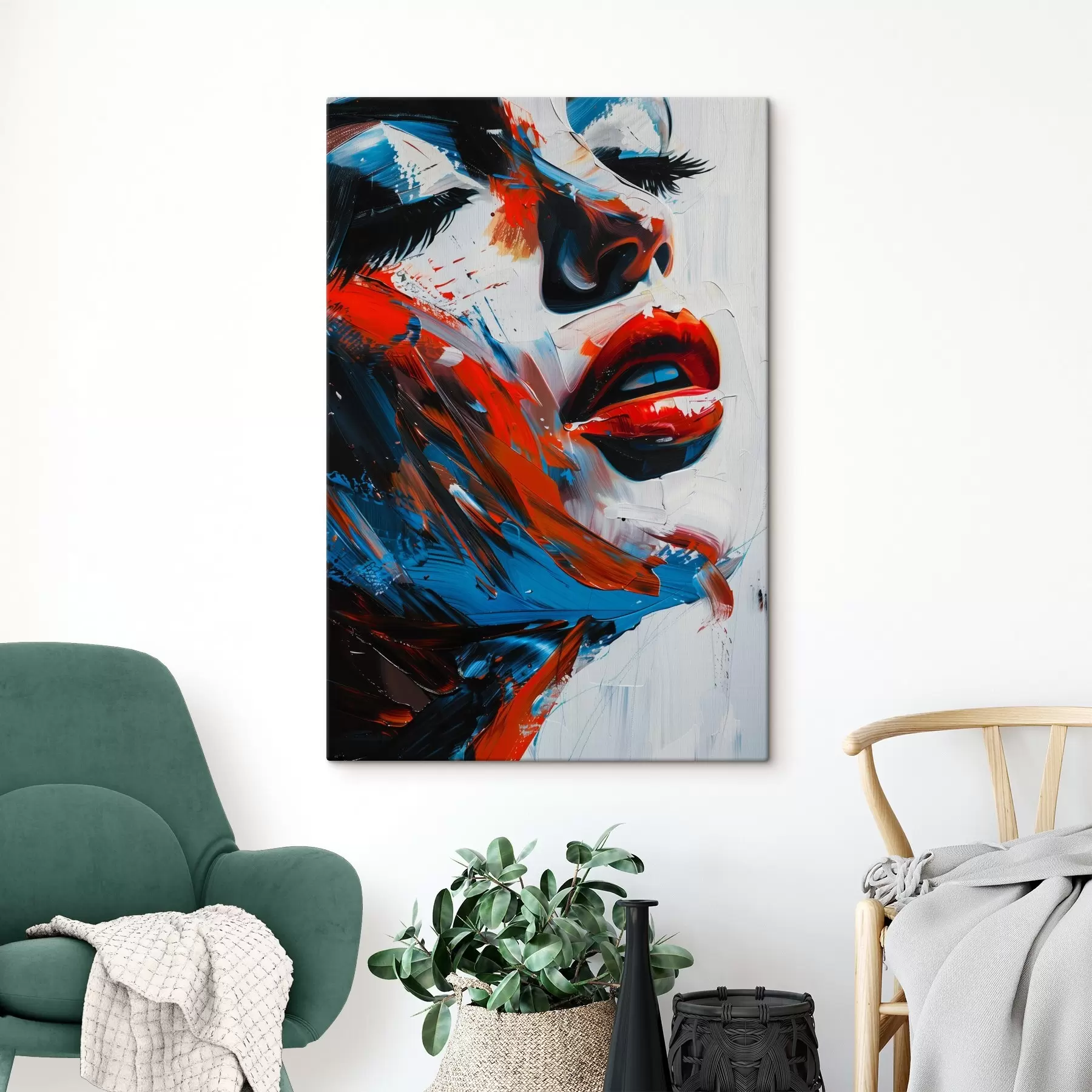 Fototapetai Moters veido tapyba s38576