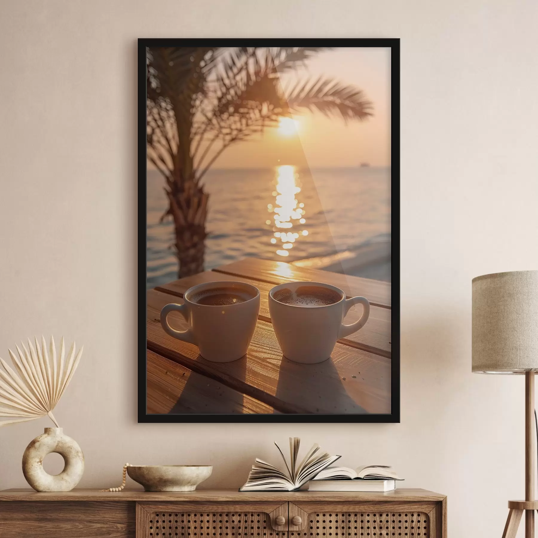 Fototapetai Kava ant jūros kranto f41431