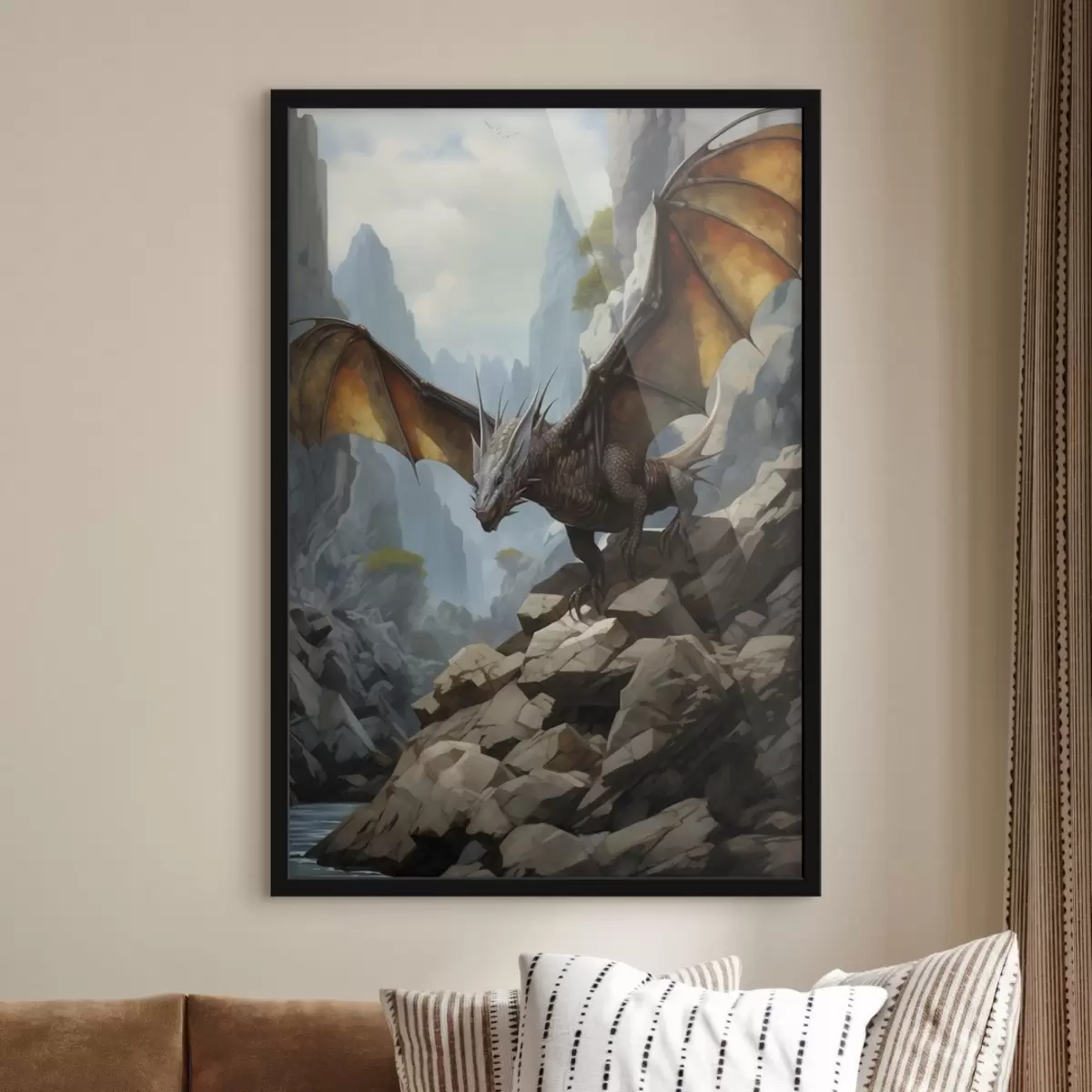Plakatas Šviesos drakonas f41185