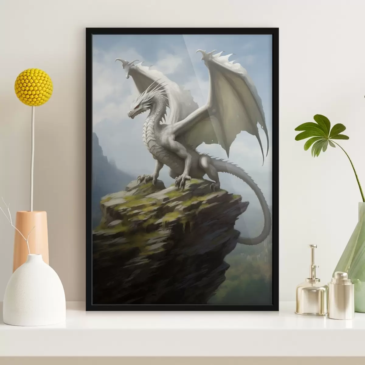 Plakatas Baltasis drakonas f41187
