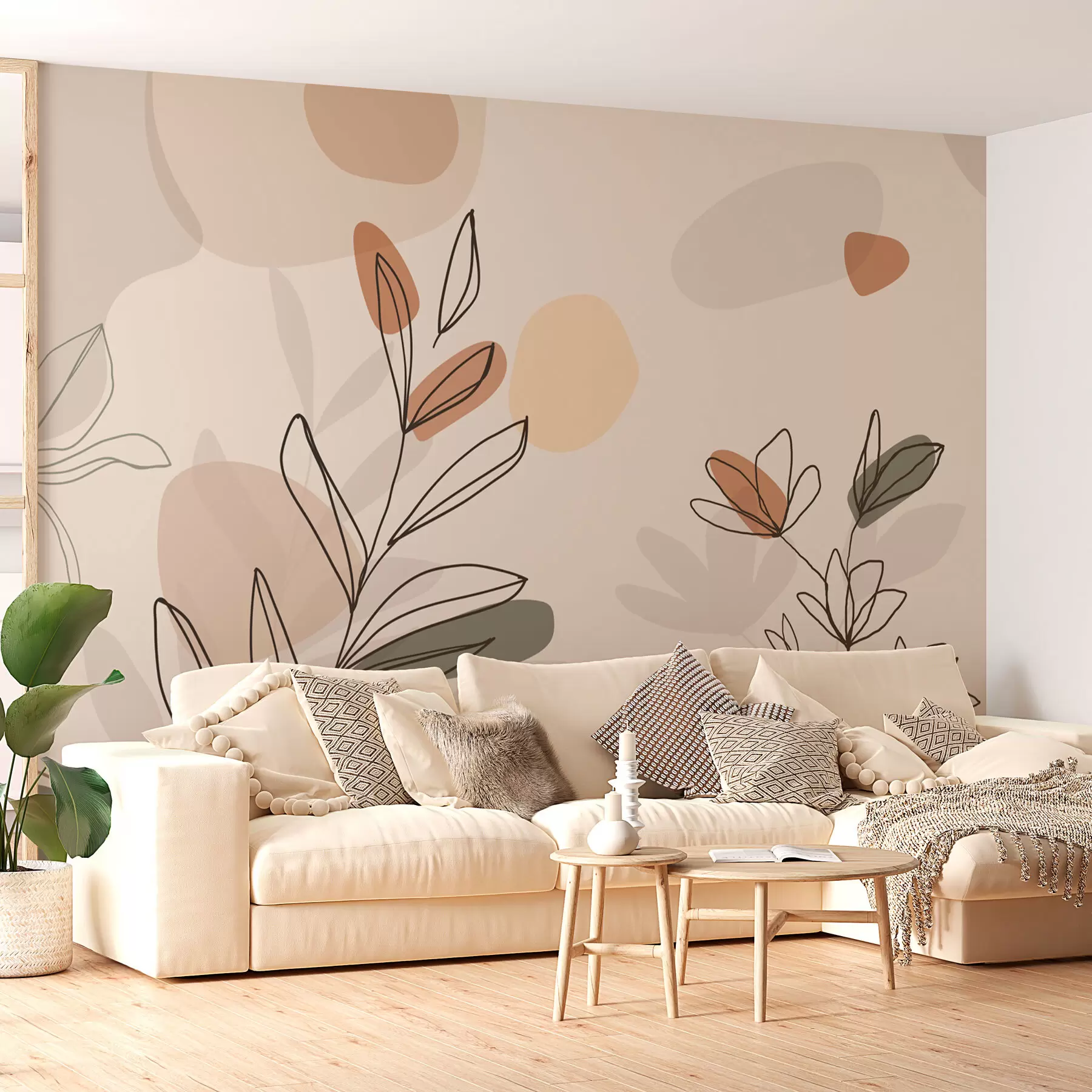 Paveikslėlis Gėlės boho stiliaus w02103