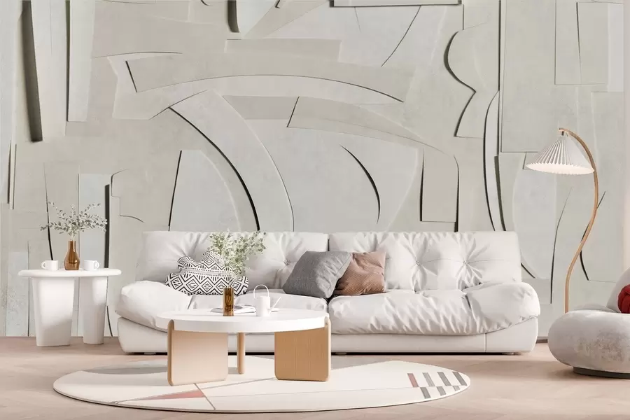 Fototapetai Reljefo betoninė siena w02110