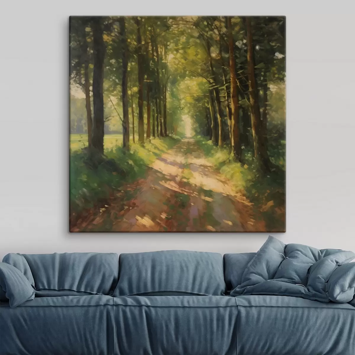 Paveikslėlis Miško kelias saulės šviesoje s41497