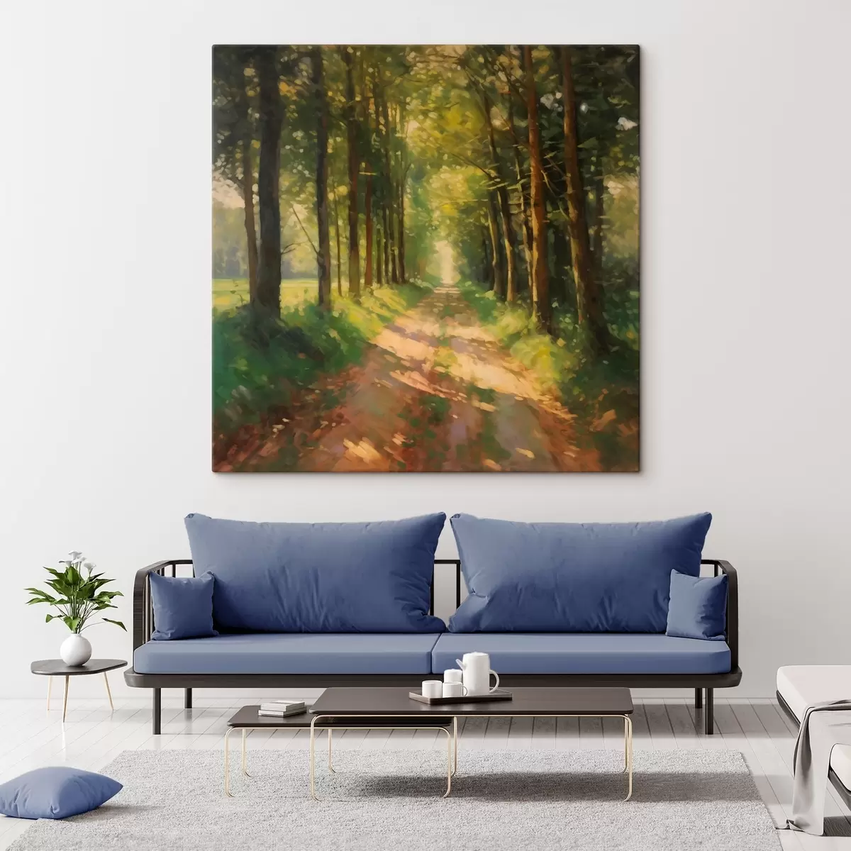 Paveikslėlis Miško kelias saulės šviesoje s41497