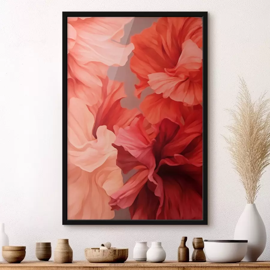 Fototapetai Šiltos raudonos aguonos f41488