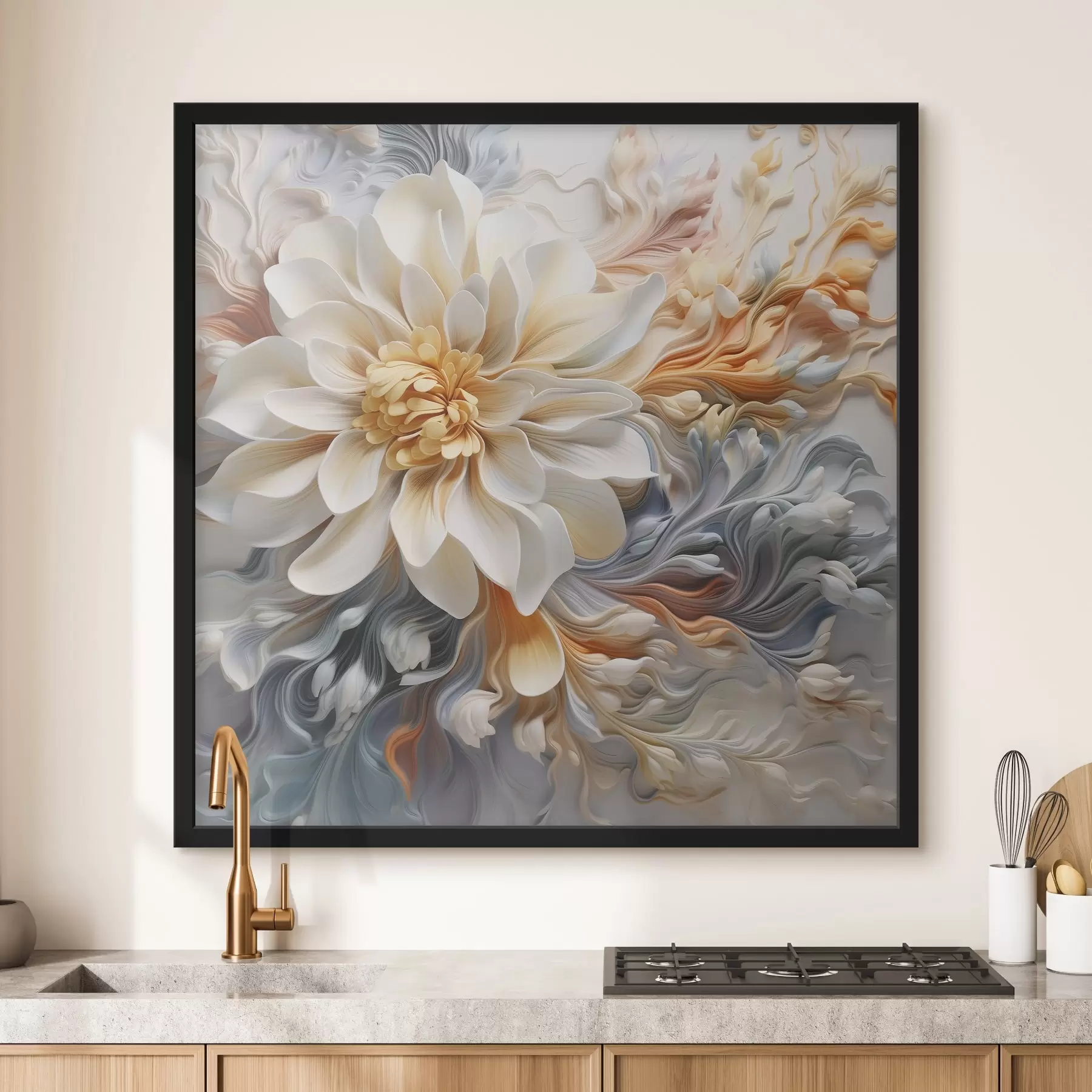 Fototapetai Tūrinė abstrakti gėlė f41551