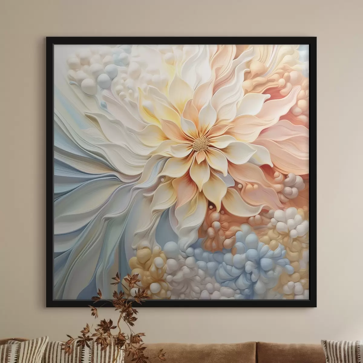 Plakatas Tūrinė didelė gėlė f41552