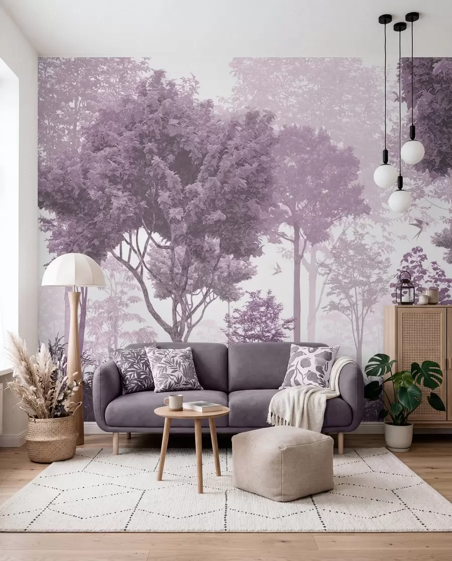 Fototapetai Miško laukymė — Violetinė u72134v4