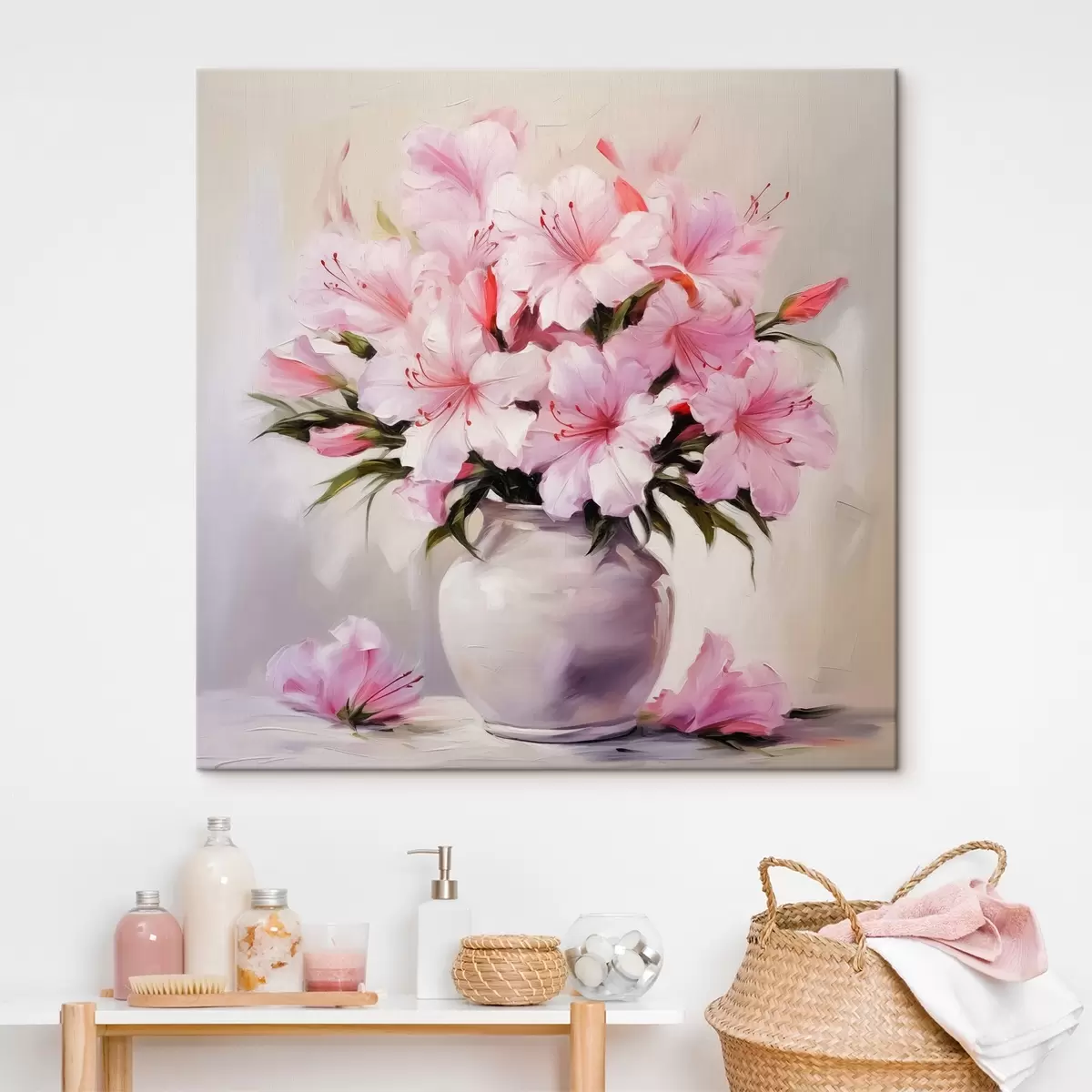Paveikslėlis Rožinis hibiskus vazone s41472