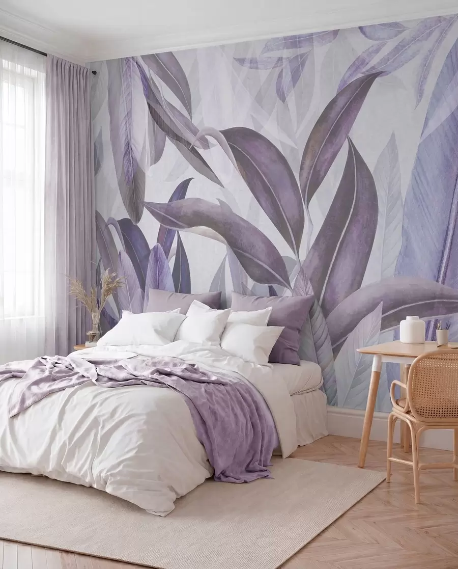 Fototapetai Elegantiški švelnių atspalvių lapai u94302v2