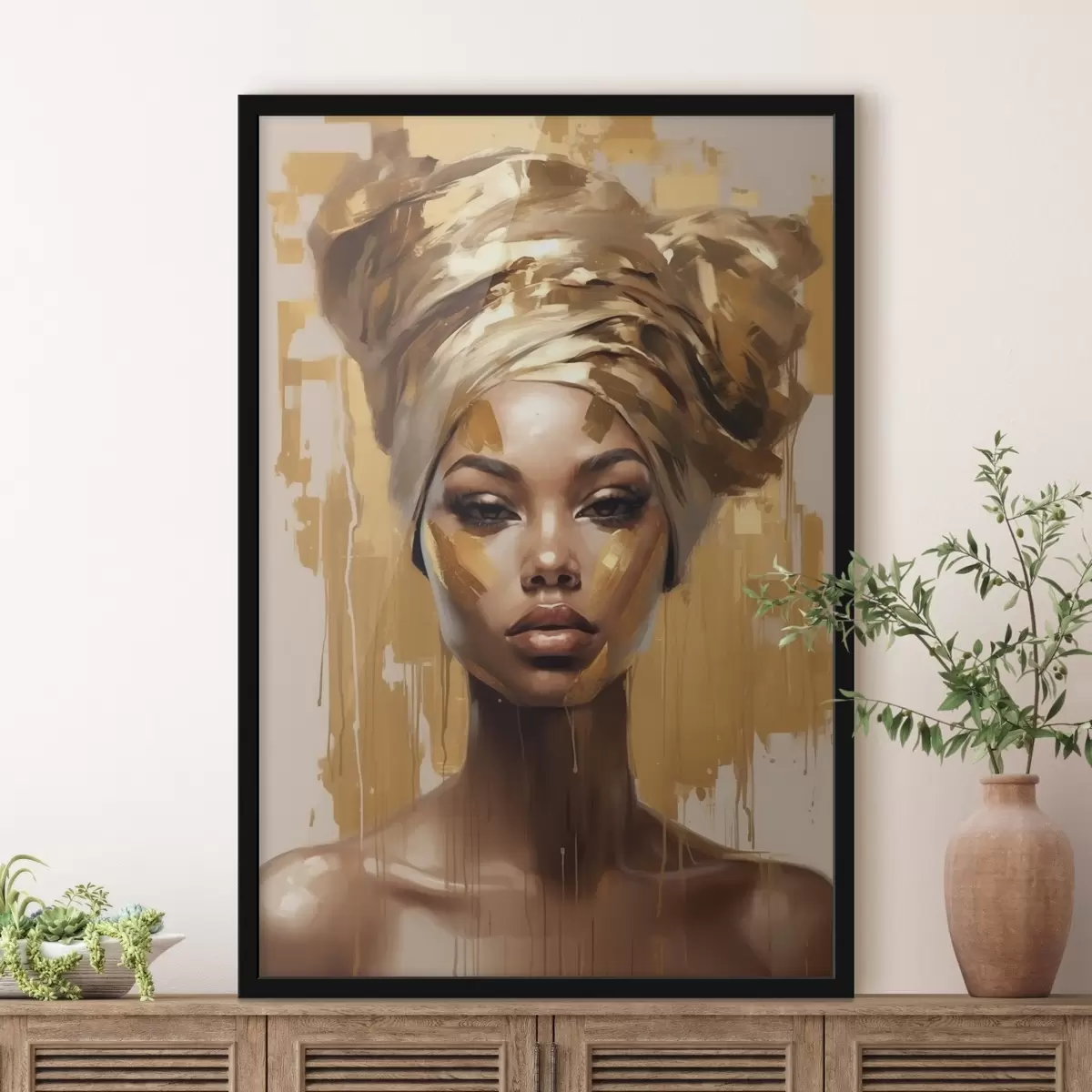 Plakatas Mergaitės portretas f41686