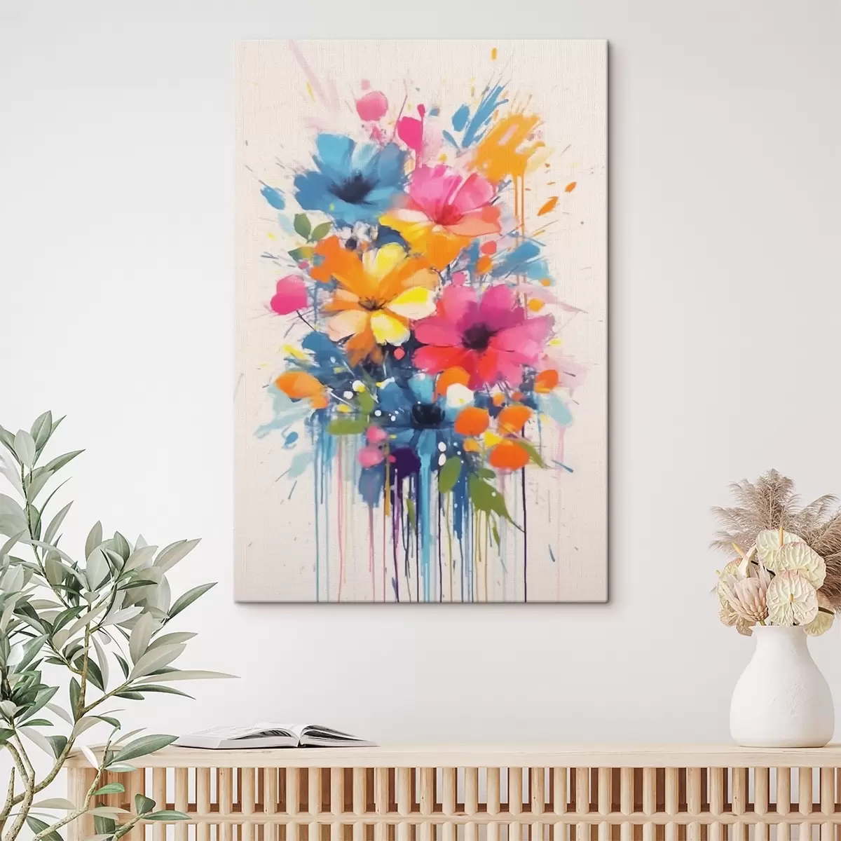 Paveikslėlis Įvairiaspalvės gėlės s41694